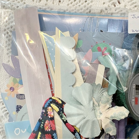 DIY Junk Journal Mystery Surprise Kit - ‘Blue’ - Vintage Ephemera 100 + PIECES - Picture 3 of 6